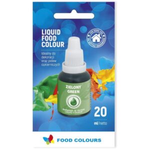 BARWNIK SPOŻYWCZY W PŁYNIE ZIELONY 20ML