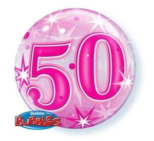 BALON FOLIOWY Z 50 RÓŻOWY