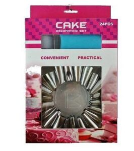 TYLKI, KOŃCÓWKI CUKIERNICZE 17SZT+RĘKAW+ADAPTER