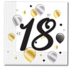 SERWETKI PAPIEROWE DWUWARSTWOWE "BALLOONS-18"