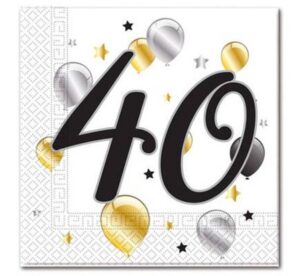 SERWETKI PAPIEROWE DWUWARSTWOWE "BALLOONS-40"
