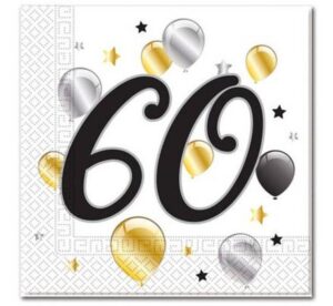 SERWETKI PAPIEROWE DWUWARSTWOWE "BALLOONS-60"