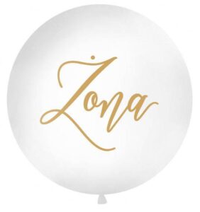 BALON GIGANT Z NADRUKIEM "ŻONA"