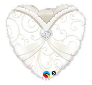 BALON FOLIOWY SERCE PANNA MŁODA
