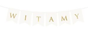 BANER DO DEKORACJI SALI "WITAMY"