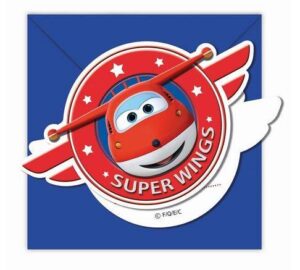 ZAPROSZENIA URODZINOWE "SUPER WINGS"