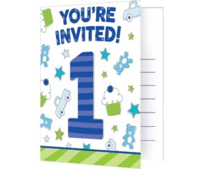 ZAPROSZENIA "DOODLE 1st BIRTHDAY"