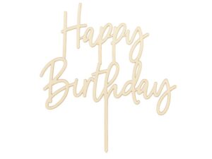 TOPPER NA TORT HAPPY BIRTHDAY