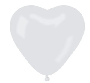 BALONY LATEKSOWE 10'',SERCA BIAŁE