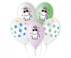 BALONY GUMOWE Z JEDNOROŻCEM