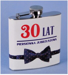 Piersiówka na 30 jubileusz