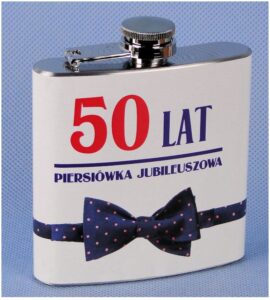 Piersiówka na 50 jubileusz