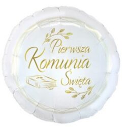BALON FOLIOWY KOMUNIA ŚWIĘTA BIBLIA