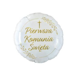 BALON FOLIOWY KOMUNIA ŚWIĘTA KŁOSY