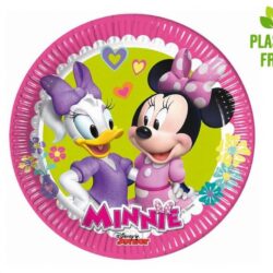 TALERZYKI PAPIEROWE MINNIE 20 CM