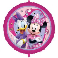 BALON FOLIOWY OKRĄGŁY Z MYSZKĄ MINNIE
