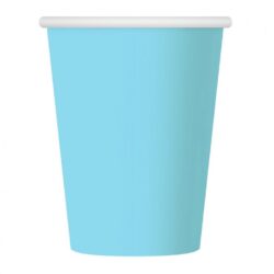 KUBECZKI PAPIEROWE JASNONIEBIESKIE 250ML