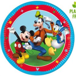 TALERZYKI PAPIEROWE MICKEY 8 SZT