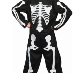 STRÓJ KOŚCIOTRUPA DLA CHŁOPCA, HALLOWEEN, 110/120