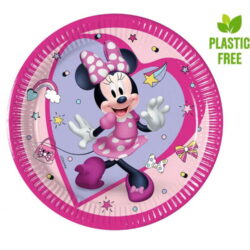 TALERZYKI PAPIEROWE MINNIE 20cm, 8 szt.
