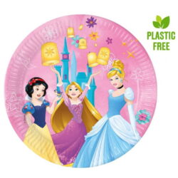 TALERZYKI PAPIEROWE PRINCESS KSIĘŻNICZKI 20 cm, 8 szt