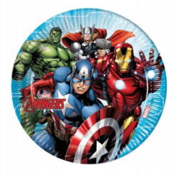 TALERZYKI PAPIEROWE AVENGERS 23 cm, 8 szt.