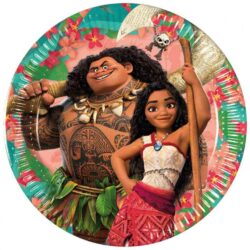 TALERZYKI PAPIEROWE MOANA 20 CM 8 SZT.