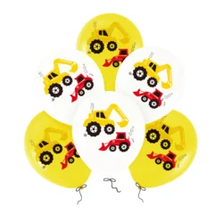 BALONY GUMOWE BUDOWA12 cali 6szt. mix