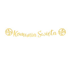 Girlanda baner Komunia Święta 150 cm