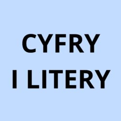 CYFRY I LITERY