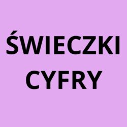Świeczki cyfry