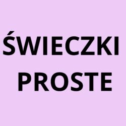 Świeczki proste