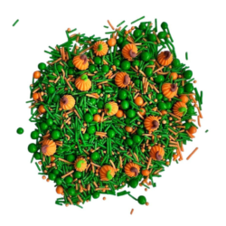 Posypka cukrowa konfetti Halloween z dyniami 50g