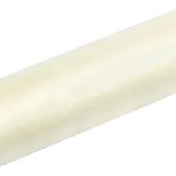 ORGANZA GŁADKA JASNO KREMOWA 0,16×9 m