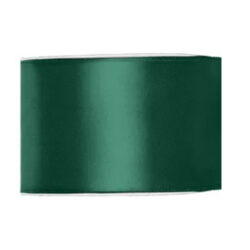 WSTĄŻKA MATERIAŁOWA SATYNOWA 50mm x 25m BUTELKOWA ZIELEŃ