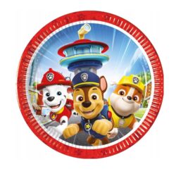 TALERZYKI PAPIEROWE PSI PATROL RESCUE HEROES 20 CM 8 SZT